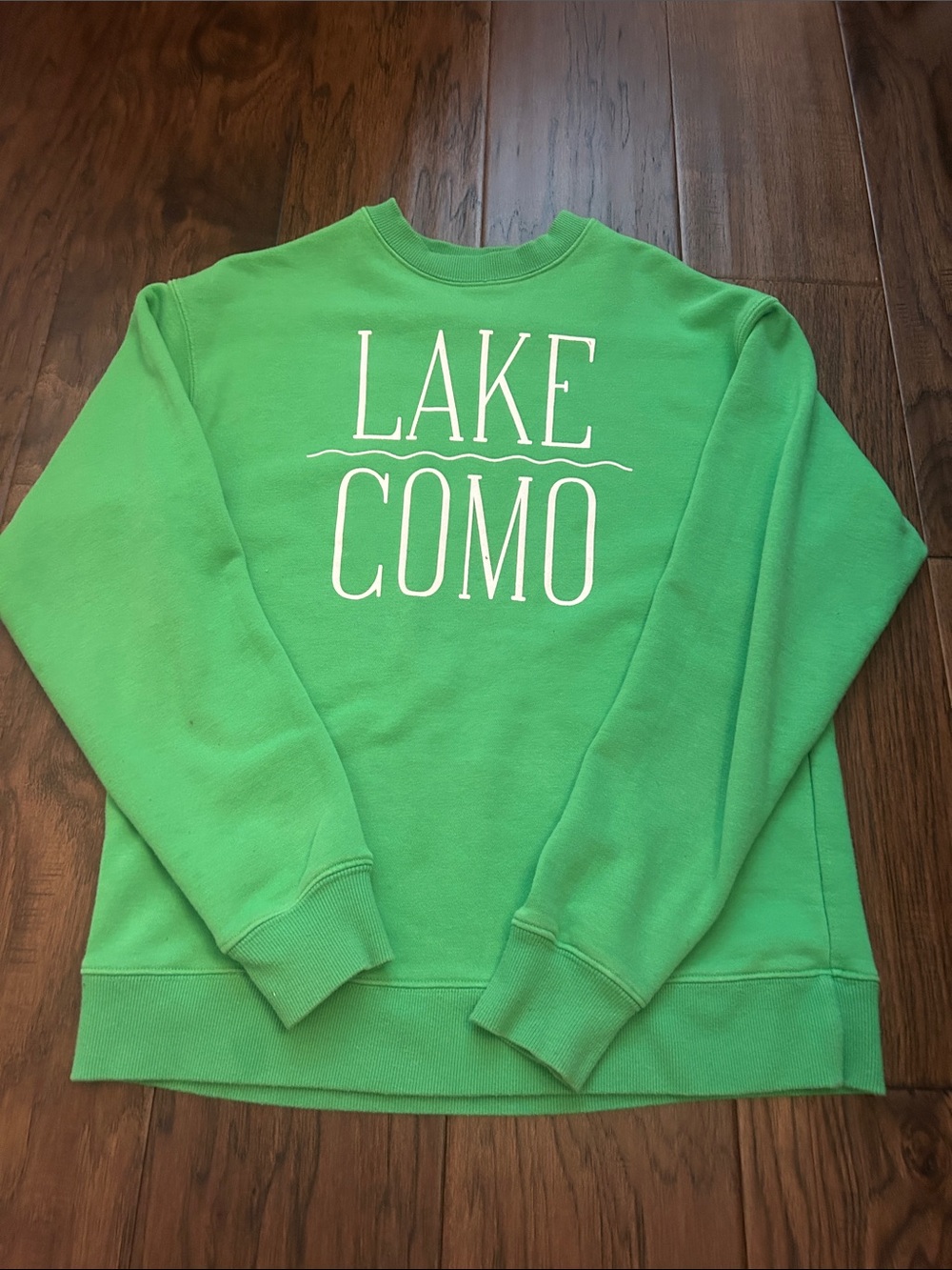 Lake Como Green Crewneck Sweatshirt